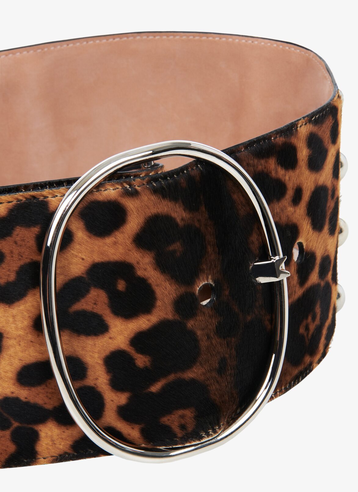 Ovale buckle Belt ALAÏA SEPIA OVALE BUCKLE BELT